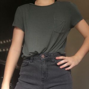 Navy Green T-shirt